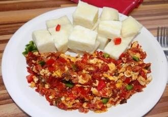 Yam & Egg Sauce