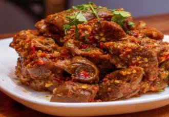 Peppered Goat Meat